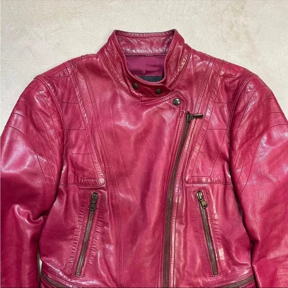 Vintage Donna Karan double rider's moto jacket - Picture 2 of 10